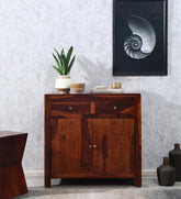 Sheesham Wood Sideboard in Scratch Resistant Honey Oak Finish